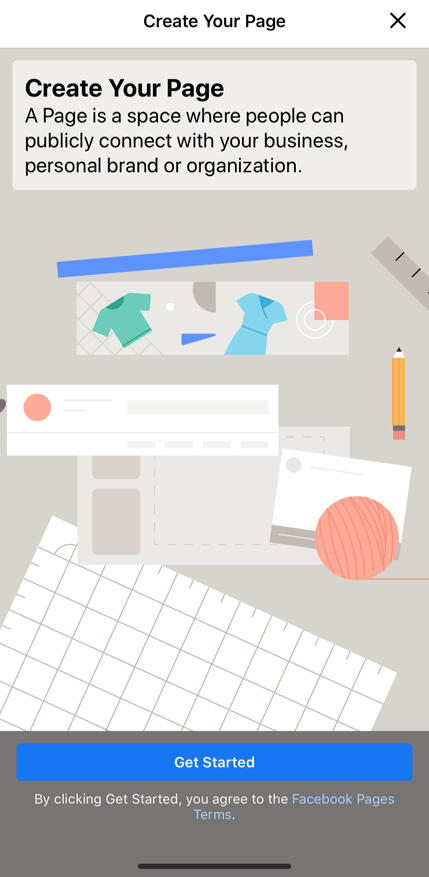 FB&#39;s Original Onboarding Screen 1