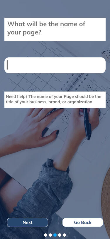 FB's Onboarding Rewriting Screen 3