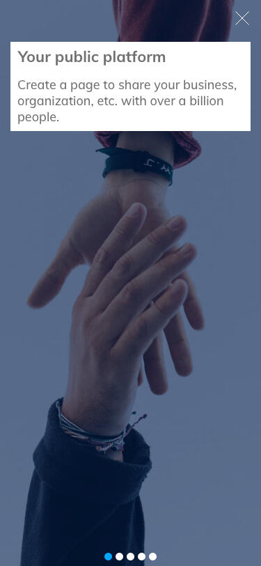 FB's Onboarding Rewriting Screen 1